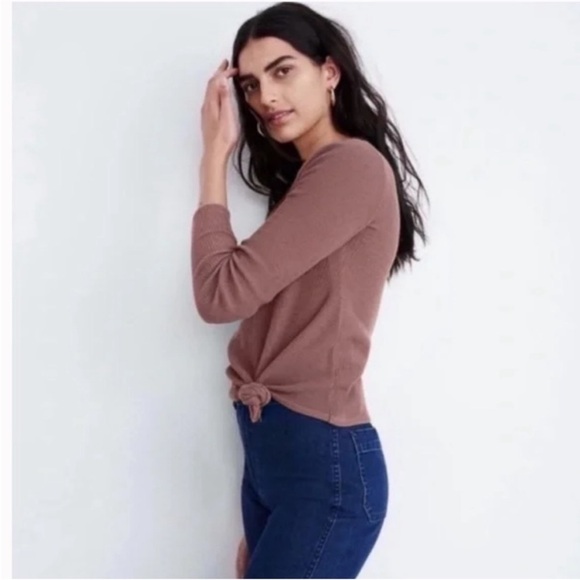 Madewell Textured Long Sleeve Top - Picture 2 of 8